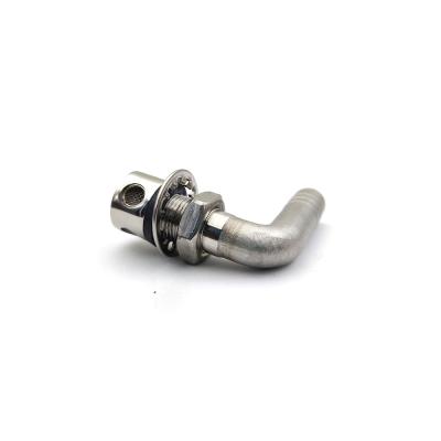 China Boat Hardware Fitting Marine Accessories 90 Degree Breathable Device Multi-Size Stainless Steel Breathable Deck Filler for sale