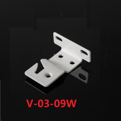 China Steel Bracket Cover For Lampshade Spring Lift Roller Shade Blinds Painted Steel Iron Metal Mechanism Turnout Steel Hanging Repair Bracket for sale