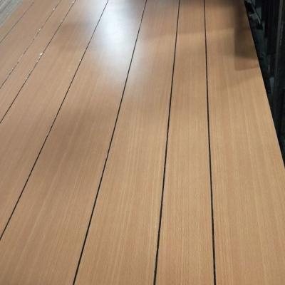 China Modern 2.8/3MM GROOVED PAPER COVERED PLYWOOD /Slotted Plywood/Grooved Plywood for sale