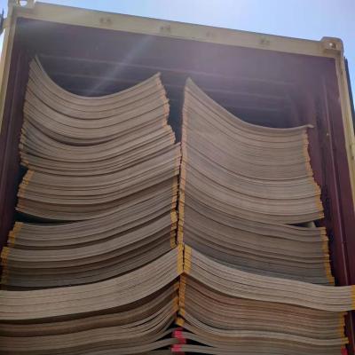 China Moisture Proof Teak Straight Line MDF In 2.0nn For Indian Market for sale