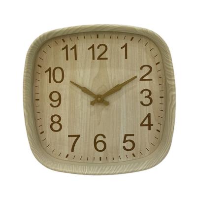 China Modern Wall Clock Rustic China Quality Price Guarantee Retro Wall Decor Clock Suitable Square Wooden Wall Watch for sale