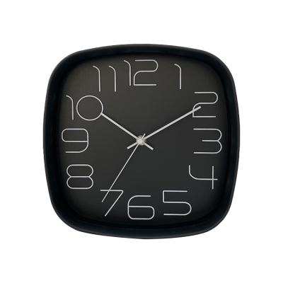 China Professional Modern Square Numbers Wall Clock Minimalist China Manufacture Modern Wall Clock for sale