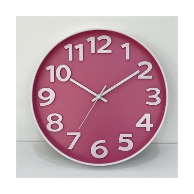 China Custom Customized Plastic Factory Kids Children Plastic Wall Clock for sale