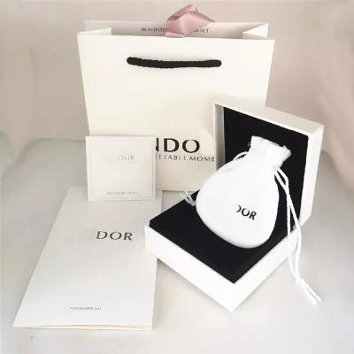 China Fashion famous branded box for Touses for Tory For Pandoraer Jewelry Accessories package box collection a Logo Paper Cloth Bag Card for sale