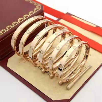 China Original Factory Wholesale Original 316L Stainless Steel 316L Stainless Steel Bracelet 18K Gold Plated 18K Gold Plated Brand Jewelry for sale