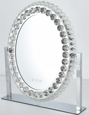 China Hollywood Makeup Lighted Led Lighted Mirror With Oval Shape for sale