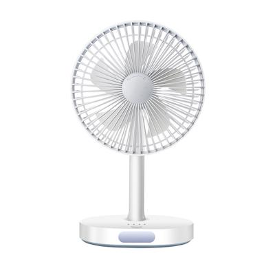 China OEM & ODM Car USB Mini Fan Rechargeable Table Fans with LED Light USB Charging Handy Fan for sale