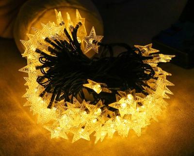 China Decoration Lights Indoor Star Moon String Lights Decorative LED Curtain Lamp for Wedding Christmas Yard for sale