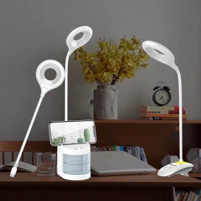 Κίνα Eye Care Rechargeable Desk Lamp With Pen Holder Battery Life Rechargeable Table Lamp προς πώληση