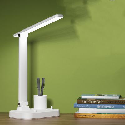 China Eye Care 3 in 1 Eye Protection Folding Storage Rechargeable Table Lamp with Pen Holder Desk Lamp Lighting Te koop