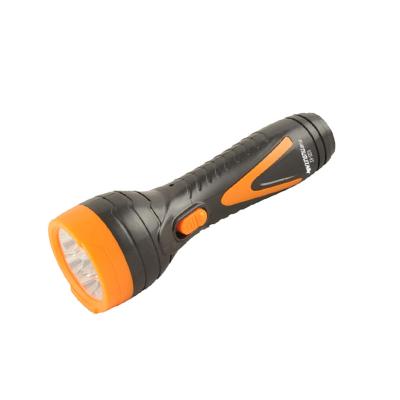 China Wholesale 700 mAh Emergency ABS Lithium Battery Rechargeable Plastic Flashlight Manufacturer Portable Torch for sale