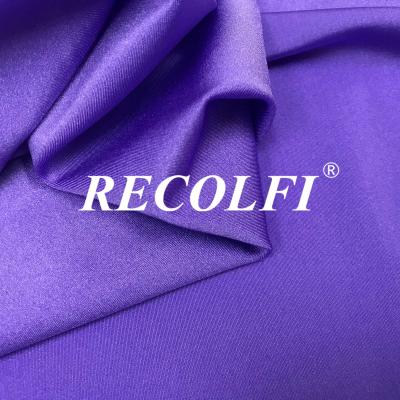 Cina Prestazione di Wicking dell'umidità del tessuto riciclata porpora brillante di Sweatsuits Lycra buona in vendita