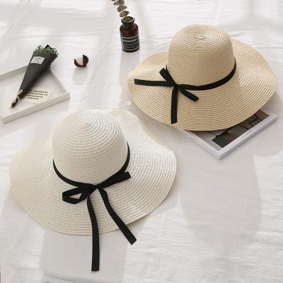 China 2022 Breathable New Design Wholesale Straw Hats Natural Summer Floppy Straw Hats Beach Straw Hat For Women for sale