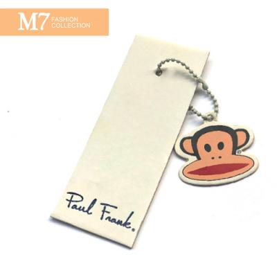 China New Design DP088 Viable Custom Printed Logo Paper Tag Cardboard Labels Fashion Garment Hang Tags For Clothing for sale