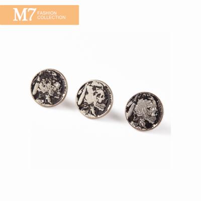 China Other Factory Supply High Quality Custom Logo Metal Jean Button Cheap Price ZM157 for sale