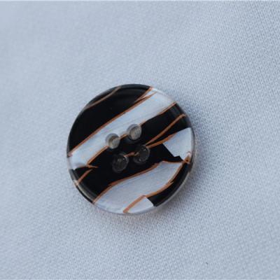 China Viable Round 4-Holes Size Clothing Custom Button Resin Plastic Button For Wholesale for sale