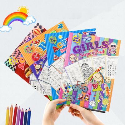 China Popular Educational Magic Studying Magic Drawing Coloring Book Hardcover Books For Children for sale