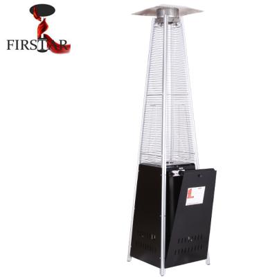 China Pyramid Propane Glass Tube Stocked Outdoor Heater for sale