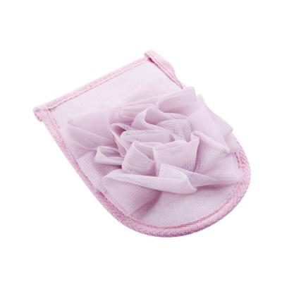 China EXFOLIATE Bath Scrubber Glove Eco Friendly Body Exfoliating Shower Sponge Bath Glove for sale