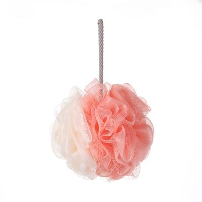 China EXFOLIATING Bathroom Body Shower Cleaning Sponge Exfoliating Loofah Mesh Pouf Bath Ball for sale