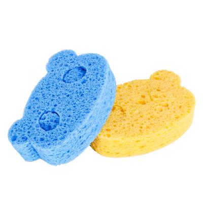 China EXFOLIATING Celluose Sponge Cartoon Compressed Animal Shaped Bath Sponge Sponge For Kids for sale