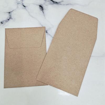 China Recyclable Pocket Classic Brown Kraft Paper Envelope Packaging for sale