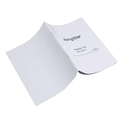 China Electronics Custom Design Promotion Flyers Electronics Instruction Paper Manual for sale