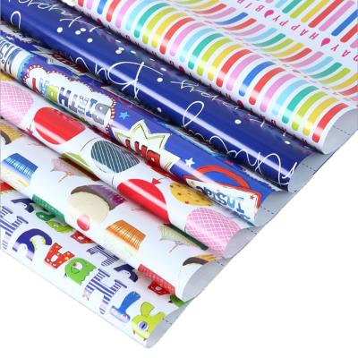 China Custom Handmade Manufacturers Gift Paper Cartoon Birthday Gift Paper Thickening Gift Paper for sale