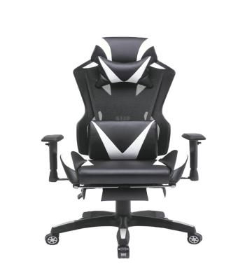 China Adjustable (height) game racing computer chair with footrest, Silla de oficina, CADEIRA DE ESCRITORIO for sale