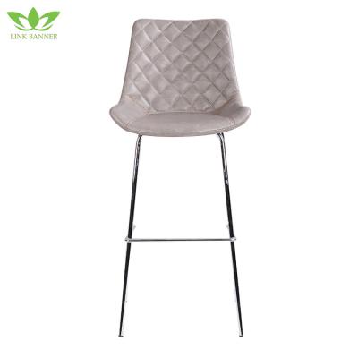 China LK-516 modern stretch bar room canvas cover with foam inside bar stool umpire chair for sale