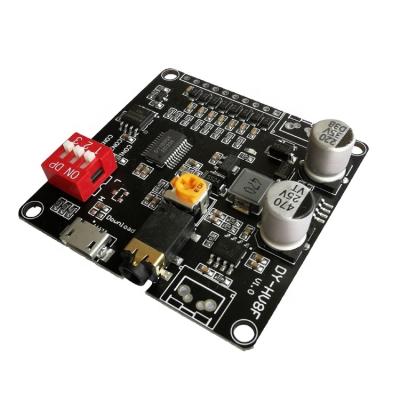 China New and original DY-HV8F 12V/24V voice playback module serial port control linear playback 10W/20W voice module DY-HV8F for sale