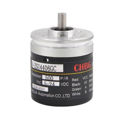 China Factory IP67 2500 encoder CHBG rotary axis dc 6mm servo motor ppr optical rotary encoder solid shaft Ip67 waterproof for sale