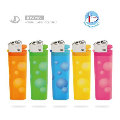 China Colorful Plastic Disposable Flint Wheel Lighter Direct Sale Discount Model NO. DY-016 for sale