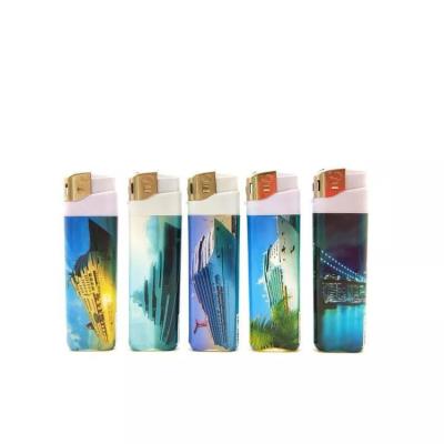 China Plastic Rechargeable Butane Gas Electric Lighter with PVC Shrink Logo and Customization for sale