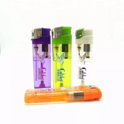 China Smoking Rechargeable Gas Cigarette Lighter with Flint and Rechargeable Battery for sale