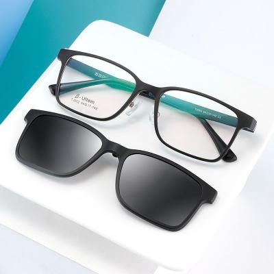 China Ultem fashionable casual hot pure glasses high quality sales clip on sunglasses TJ052 for sale