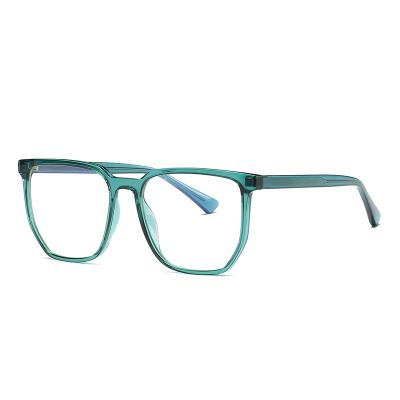 China Fashion Simple Single Eyeglasses Tr90 Cat Eye Glasses Anti-blue Wide Sight Glasses For Men And Women for sale