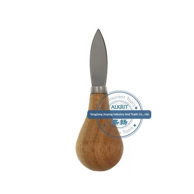 China Modern hot sale big round handle oyster wood knife (ALSF-OK202) with high quality and portable for sale