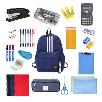 China Portable back to school supplies kit, high quality set of stationery school essentials, large package includes several essentials supplies for sale