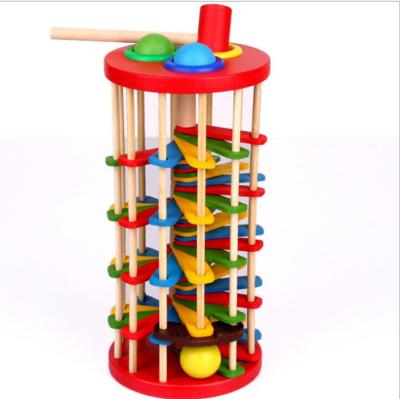 China ML-10111 Puzzle Baby Educational Wooden Toy Wooden Stacking Toy Game for sale