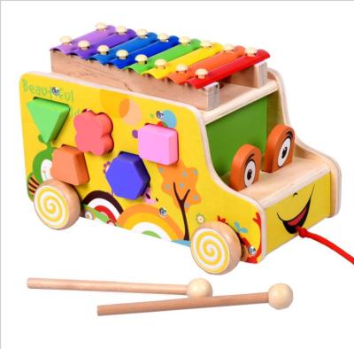 China Kid Toys Wooden Musical Toy Set For Children Book Wooden Bench High Quality Educational Wooden Musical for sale