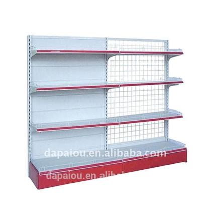 China Single Sided Used Supermarket Shelf Supermarket Shelves Display Shelving / Gondola Rack For Store for sale