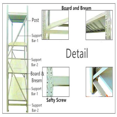 China Corrosion Protection Racking-Light Upright Duty Storage Pallet Rack for sale