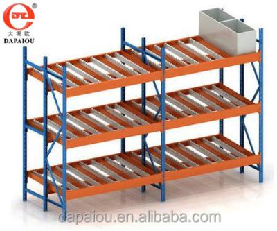 China Suitable for flow racking of outdoor pallets --Warehouse roll rack system / mobile rack for sale