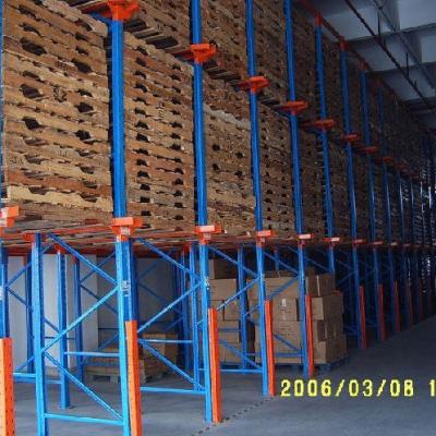 China Corrosion Protection Drive In Racking Pallet Rack Push Back Storage Rack System With Good Quality for sale