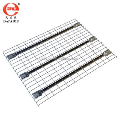 China Corrosion Protection Galvanized Heavy Duty Wire Mesh Decking Shelf With Wire Desk for sale