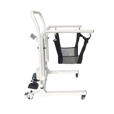 China Lift: Steel Medical Portable Electric Easy Wheel Hydraulic Easy Transfer Machine Commode Patient Lift Chair For Bedridden Elderly for sale