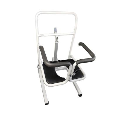 China Lift: Wholesale Steel Medical Portable Wheelchair Q235 Electric Toilet Motion Wheel Nursing Patient Transfer Lift Commode Chair For Elderly for sale