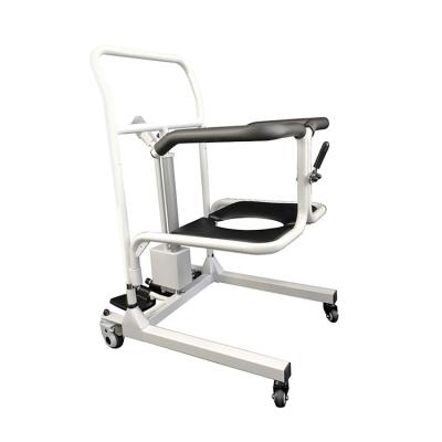 China Lift: Steel Wholesale Medical Hydraulic Commode Lift Q235 Wheel Elderly Motion Wheel Elder Care Patient Transfer Chair for sale