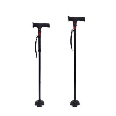 China Bright Custom Medical Smart Collapsible Adjustable Elderly Led Folding Canes Lightweight Cane Aluminum Alloy For Walk for sale